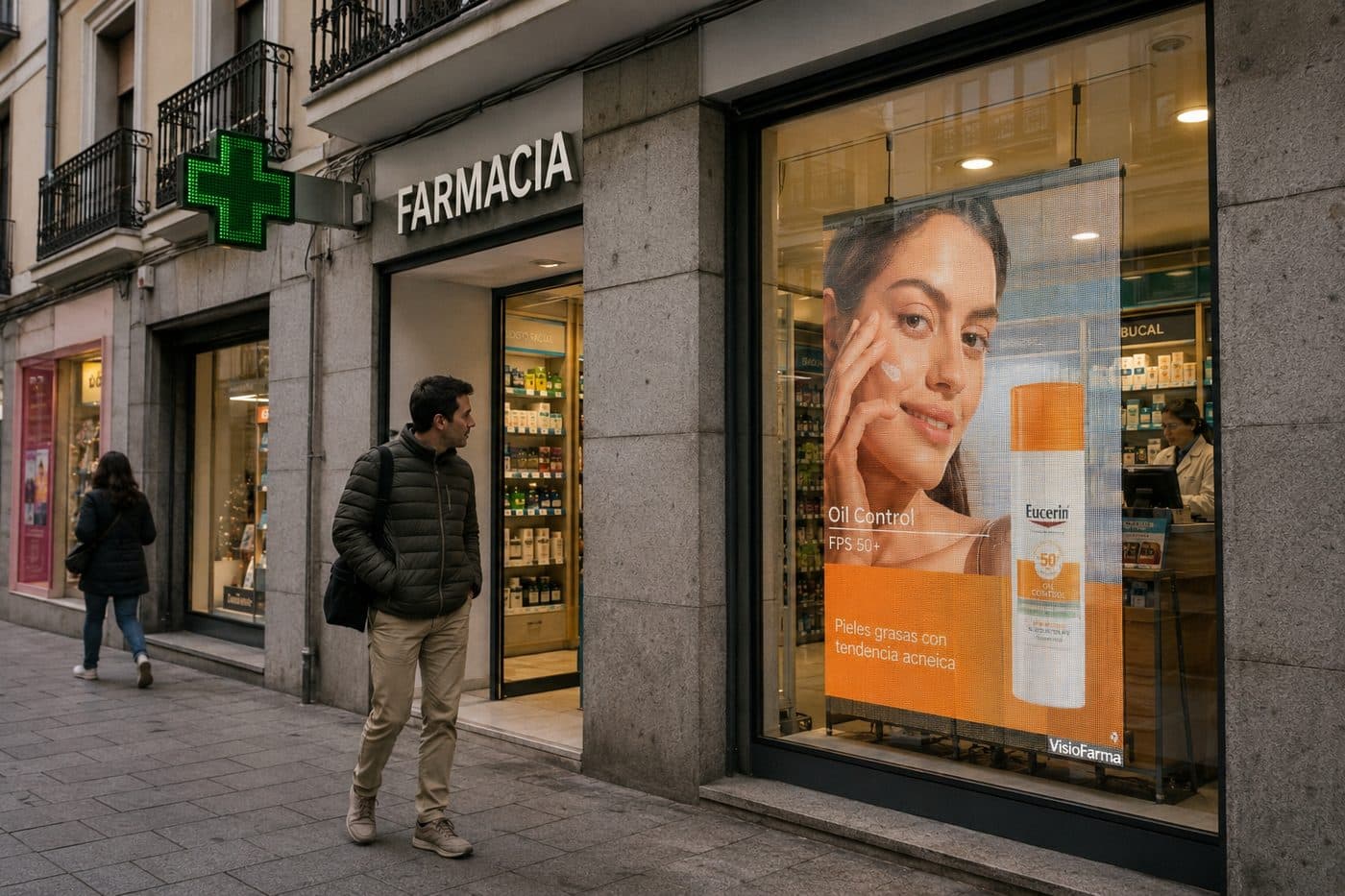 Pantalla LED Transparente con Estructura